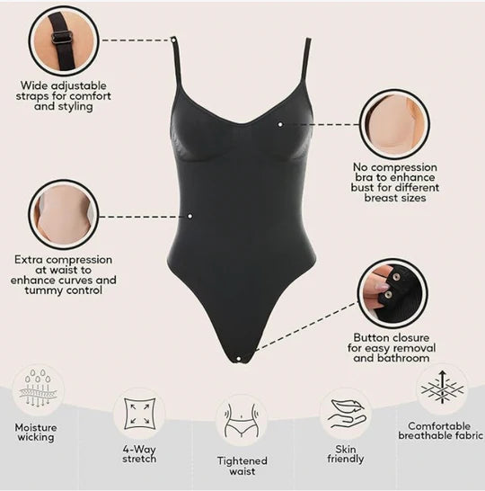 Sleeveless Sculpting Body Shapewear (Buy 1 Get 1 Free).