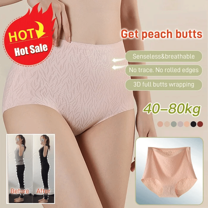 Tummy Control & Hip Lifting Seamless Panties - Multicolor (Pack Of 4.)