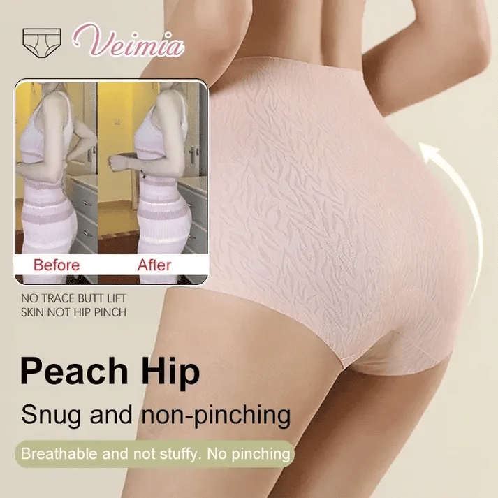 Tummy Control & Hip Lifting Seamless Panties - Multicolor (Pack Of 4.)