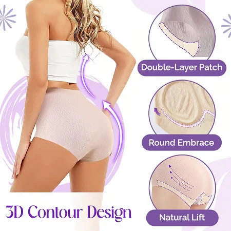 Tummy Control & Hip Lifting Seamless Panties - Multicolor (Pack Of 4.)
