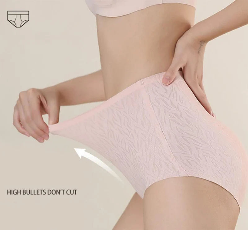 Tummy Control & Hip Lifting Seamless Panties - Multicolor (Pack Of 4.)