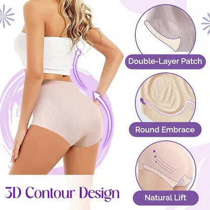 Tummy Control & Hip Lifting Seamless Panties - Multicolor (Pack Of 4.)