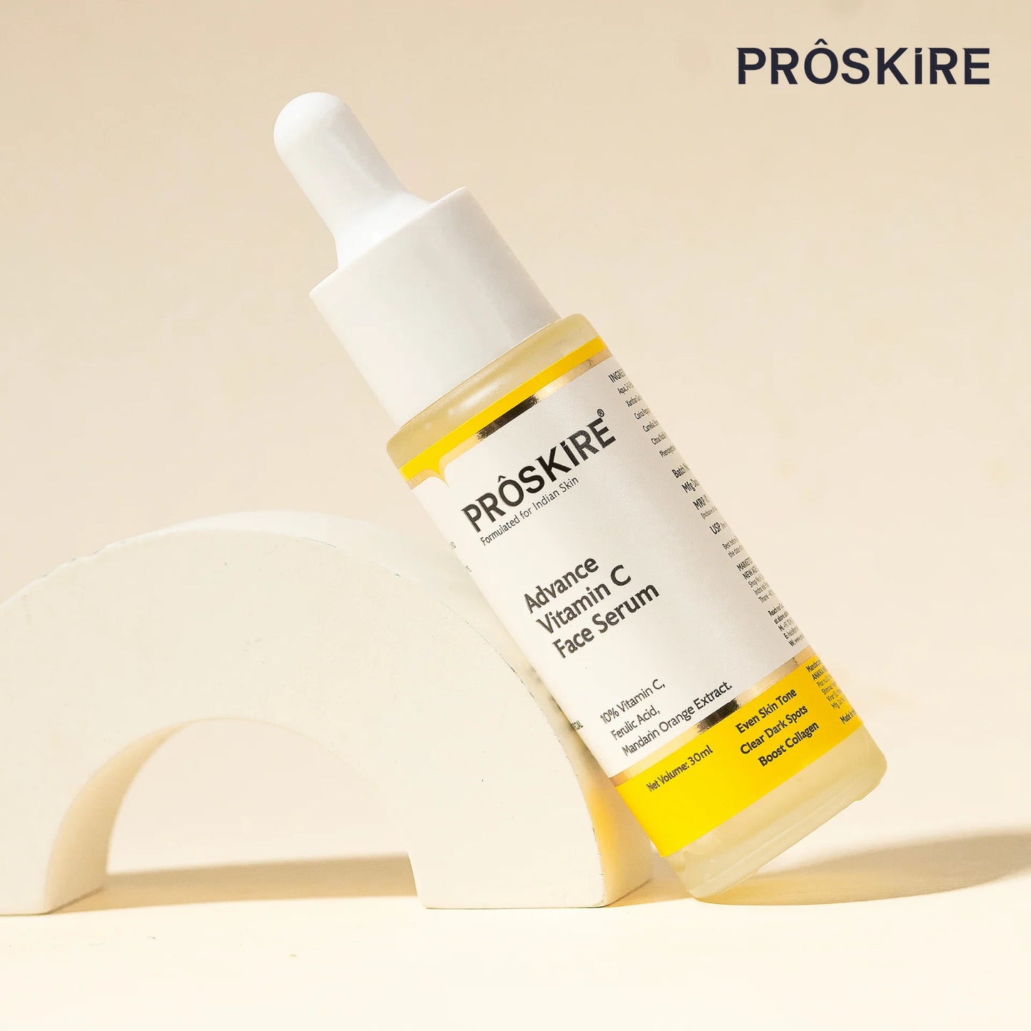 Proskire 10% Vitamin C Face serum | Reduces Dark Spots, Uneven Skin Tone (Pack of 2)